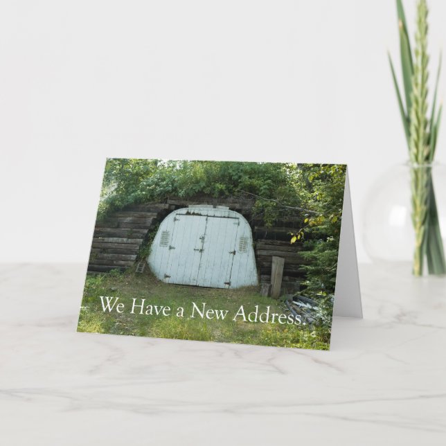 Change of Address: Underground Bunker Announcement (Front)