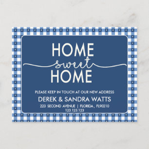 Change of address we have moved house rustic announcement postcard