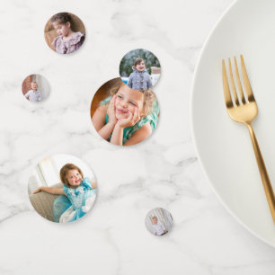 Change photos to make your own personalised photo confetti