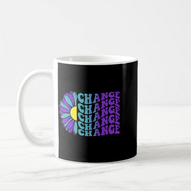 Change Prevention Awareness Suower Coffee Mug (Left)