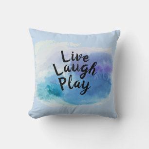 Change Text Live Laugh Play Inspire Motivate Quote Cushion