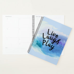 Change Text Live Laugh Play Inspire Motivate Quote Planner