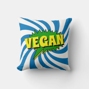 Change Text or Add Name Comic Book Style Swirl  Cushion