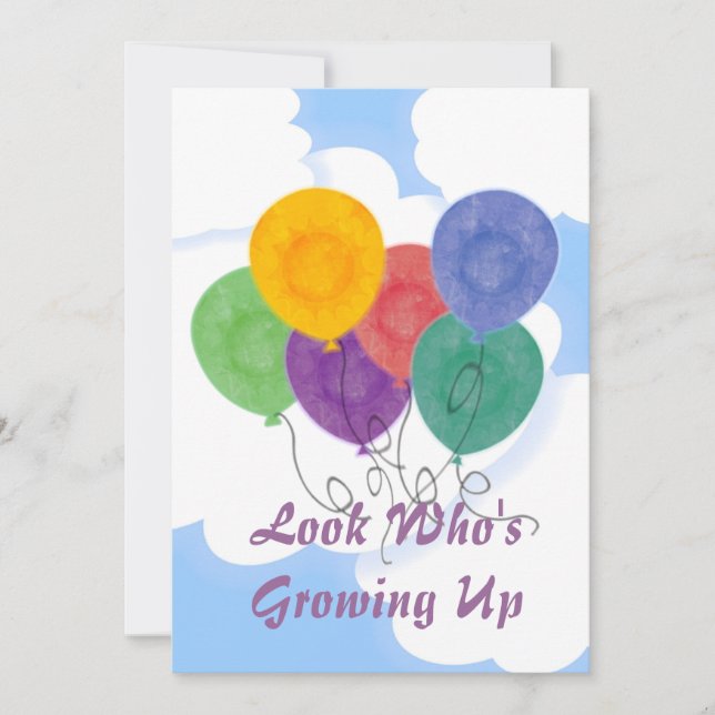 Change the Age Birthday Party Invitation (Front)