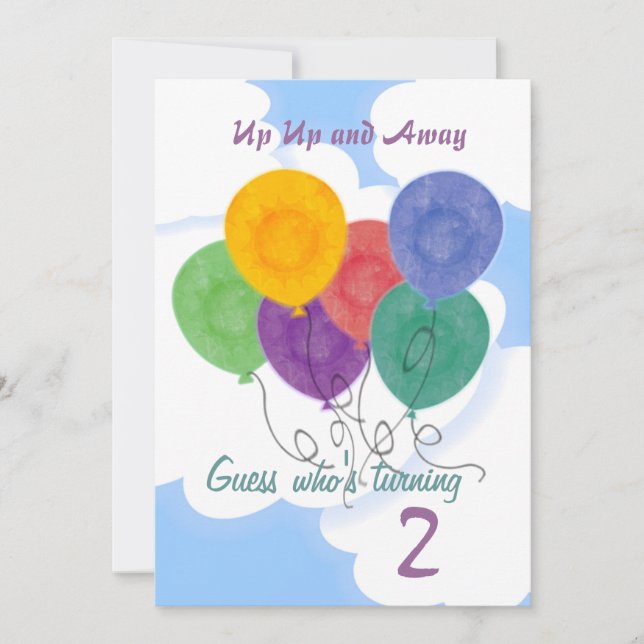 Change the Age Birthday Party Invitation (Front)