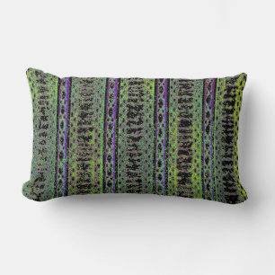 Change the Color 1960's Wallpaper Lumbar Cushion