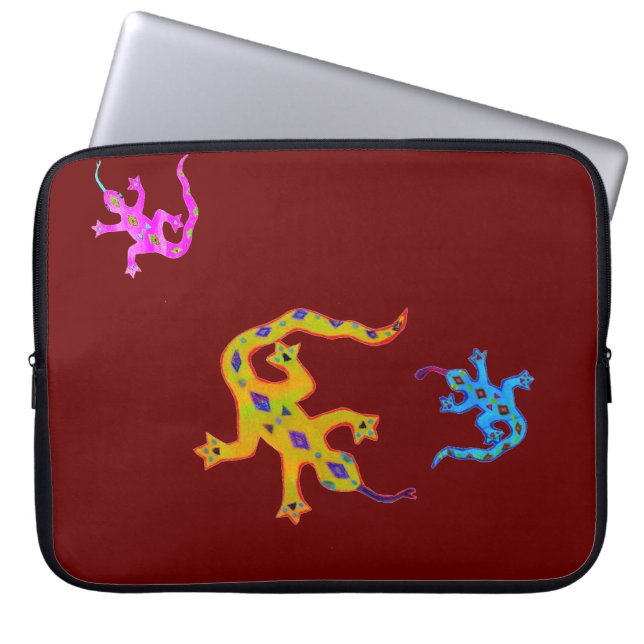 Change the Colour Geckos Laptop Sleeve (Front)