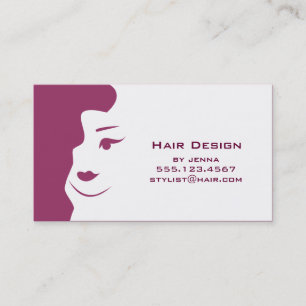 Change the colour - Hair Stylist Cosmetologist Business Card