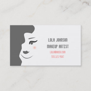 Change the colour - Makeup Artist Aesthetician Business Card
