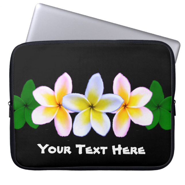 Change the Colour Plumeria Laptop Sleeve (Front)