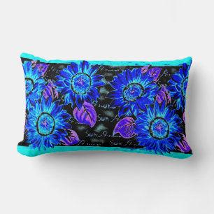 Change the Colour Wacky Sunflowers Lumbar Cushion