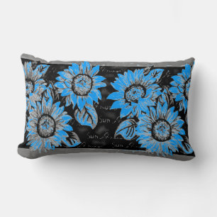 Change the Colour Wacky Sunflowers Lumbar Cushion
