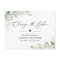 Change the Date Chic Greenery Eucalyptus Postponed
