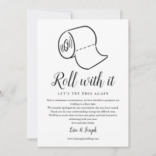 Change the Date Postponed Cancelled Photo Save The Date