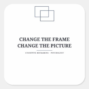Change the Frame — Psychology Sticker