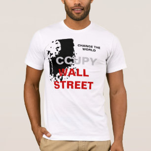CHANGE THE WORLD OCCUPY WALL STREET T-Shirt