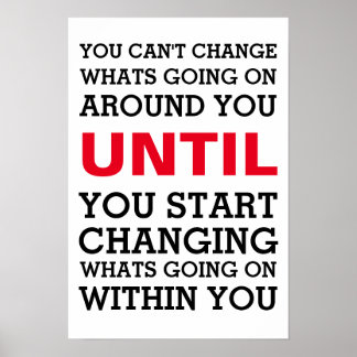 Change within poster