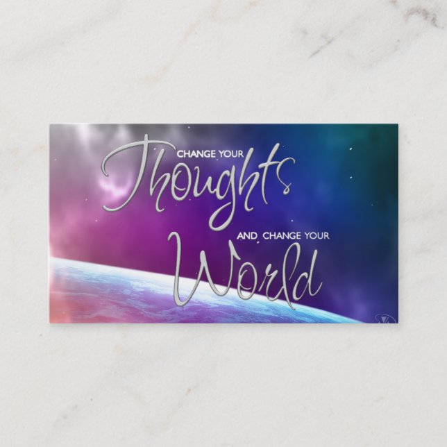 Change World Business Cards (Front)