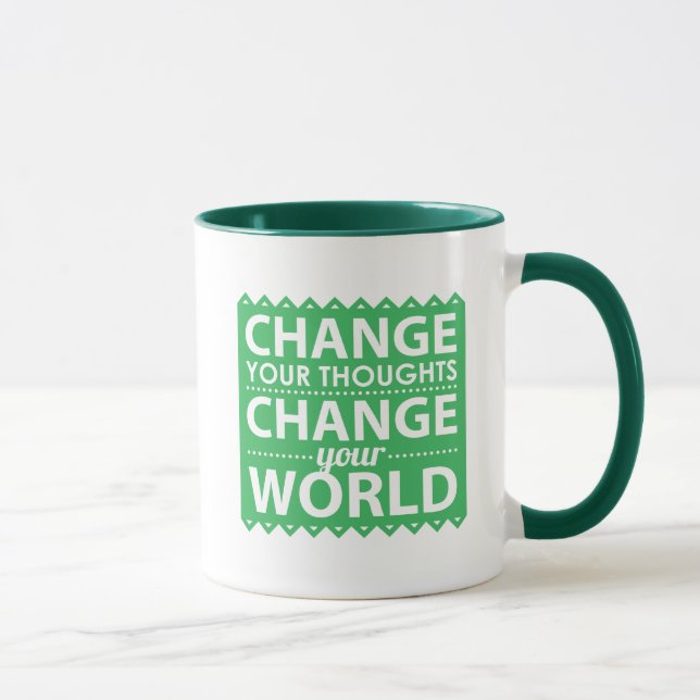 Change Your Thoughts Change The World Mug (Right)