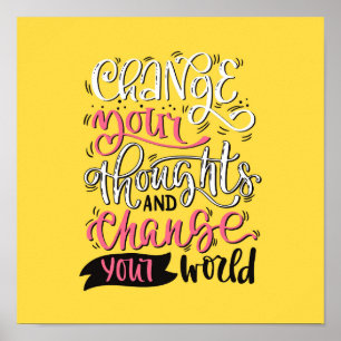 Change Your Thoughts Poster