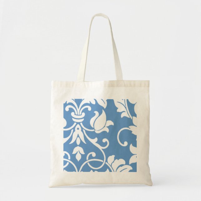 Changeable Background Damask Tote Bag (Front)