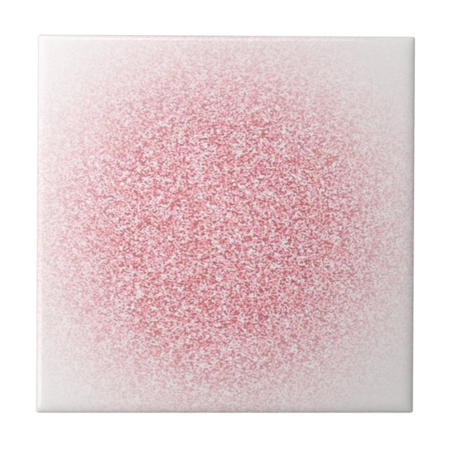 Changeable Image Template Custom Rose Gold Ceramic Tile (Front)