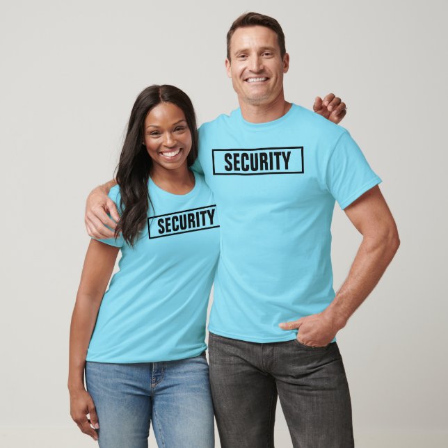 Changeable Security Text Design Mens Womens Unisex T-Shirt (Unisex)