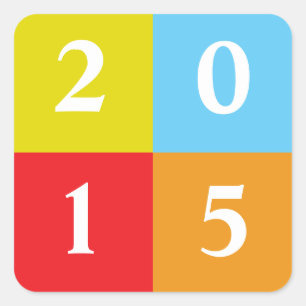 Changeable to Class of 2018 Square Sticker