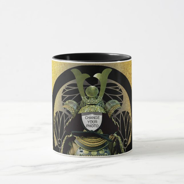 Changeable Your Photo, Samurai Helmet Mug (Center)