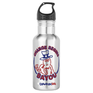 #ChangeBeginsBayou Water Bottle