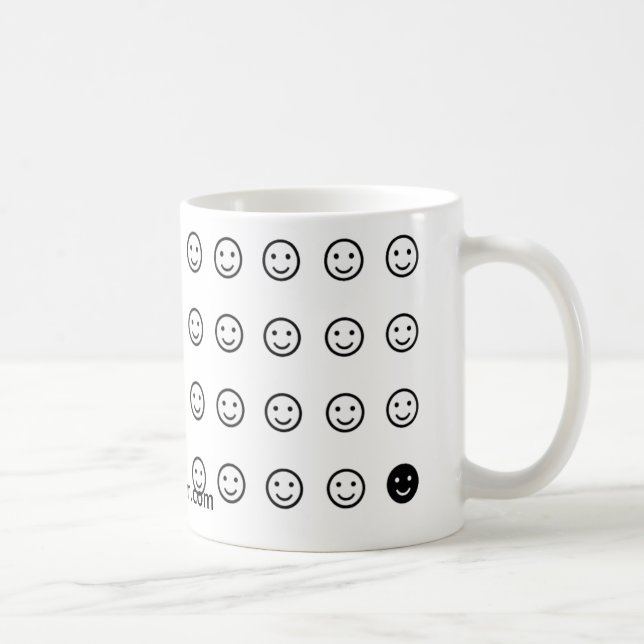 "Changing Faces" 44-Smiley-Face Mug (Right)