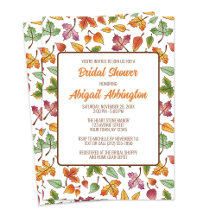 Changing Leaves Fall Bridal Shower