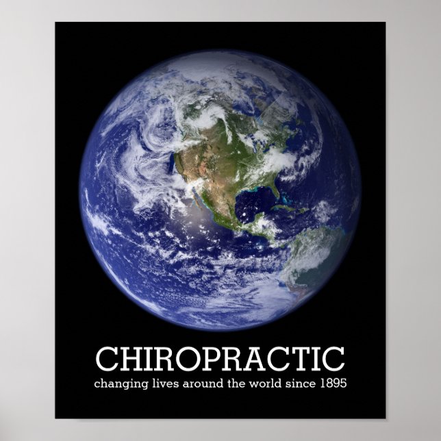 Changing Lives Around The World 1895 Chiropractic Poster (Front)