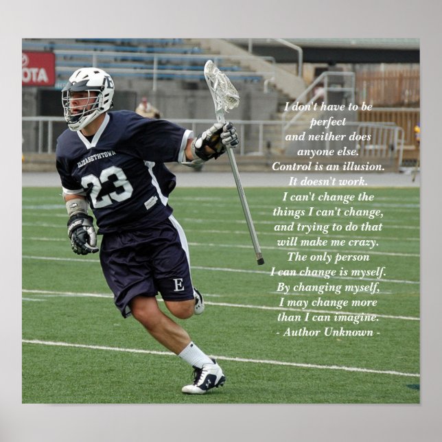 Changing Myself Lacrosse Poster (Front)