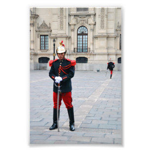 Changing Of The Guard, Lima, Peru Photo Print