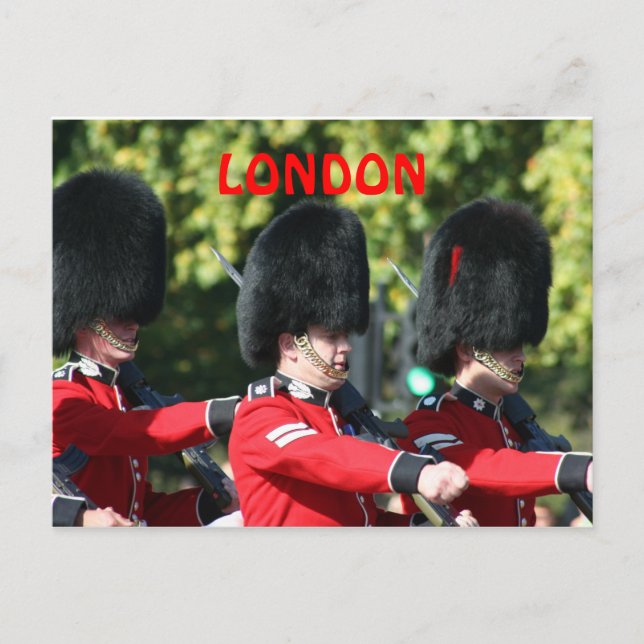 Changing of the Guard London Postcard (Front)