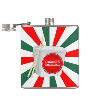 Chang's Pizza Pagoda, a Hawaii landmark since 1964 Hip Flask