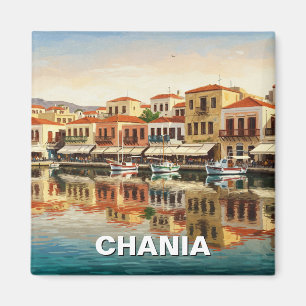 Chania Greece Travel Magnet