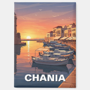 Chania Greece Travel Magnet