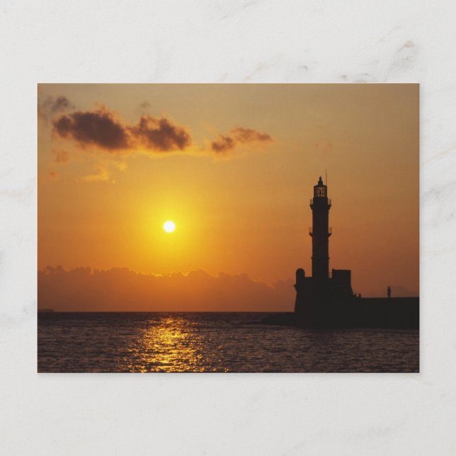 Chania Lighthouse Postcard (Front)