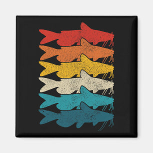 Channel Catfish Vintage Fish Catfish Fishing Magnet
