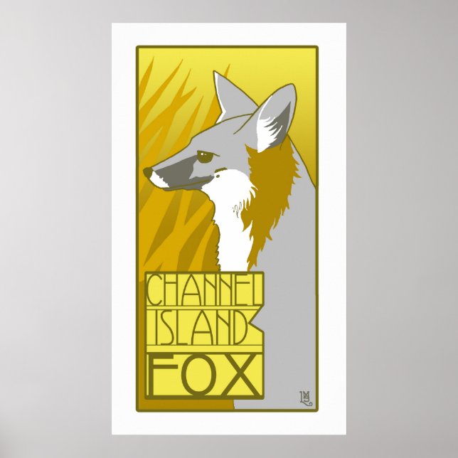 Channel Island Fox Poster (Front)