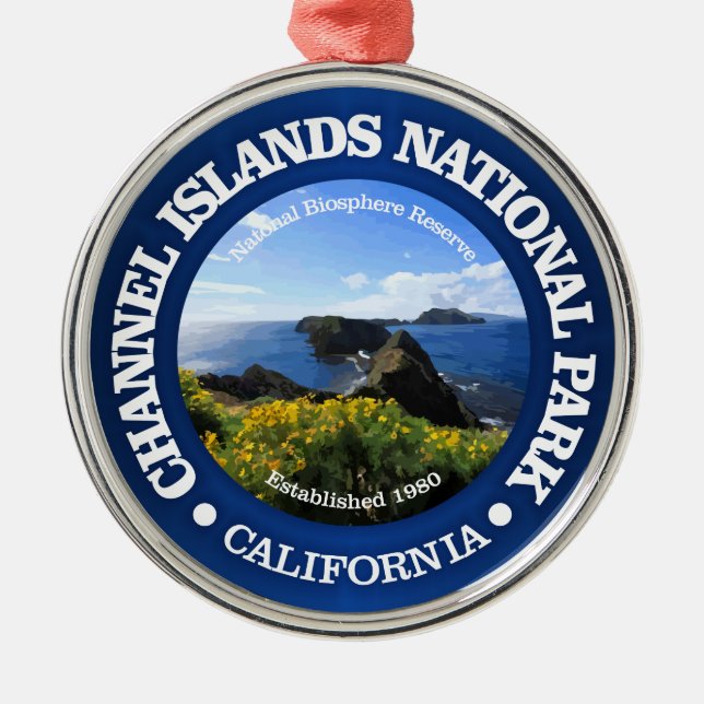 Channel Islands National Park (2) Metal Ornament (Front)