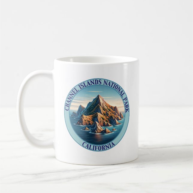 Channel Islands National Park California Coffee Mug (Left)