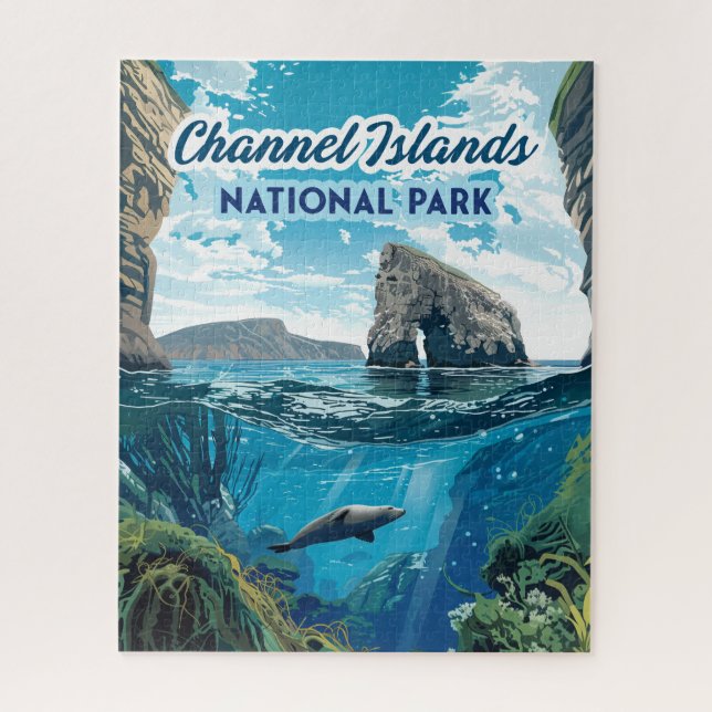 Channel Islands National Park California Ocean Jigsaw Puzzle (Vertical)
