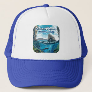 Channel Islands National Park California Ocean Trucker Hat