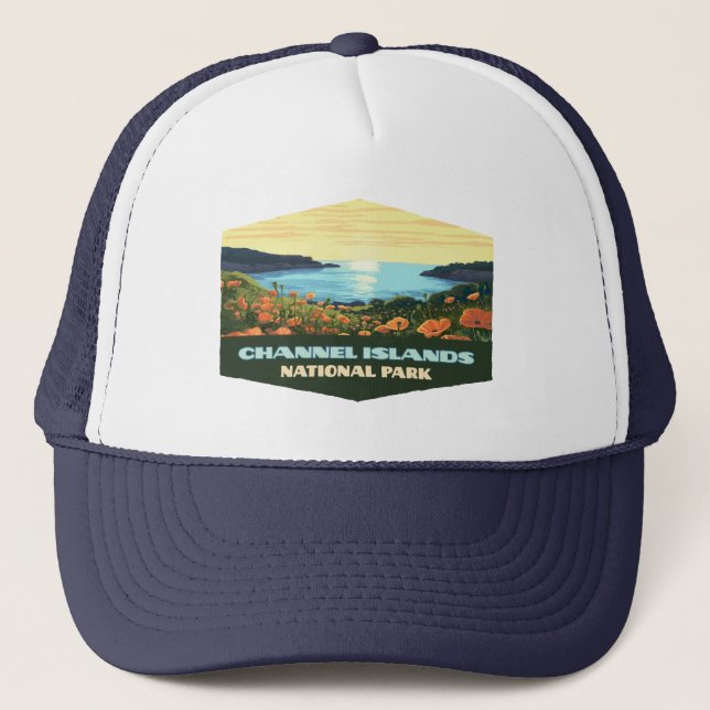 Channel Islands National Park California Smugglers Trucker Hat (Front)