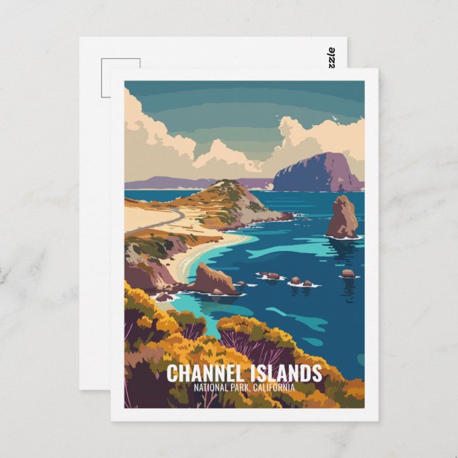 Channel Islands National Park California USA  Postcard (Front/Back)