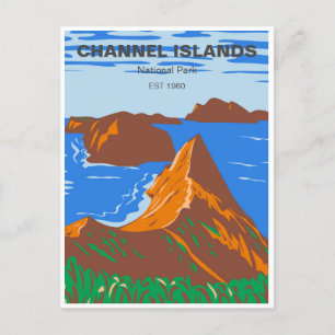 Channel Islands National Park California Vintage Postcard