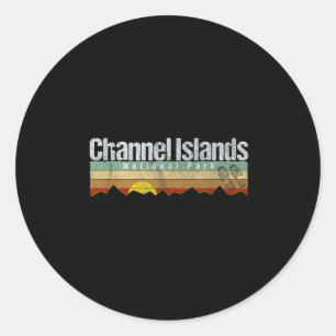 Channel Islands National Park Camping Hiking  Classic Round Sticker